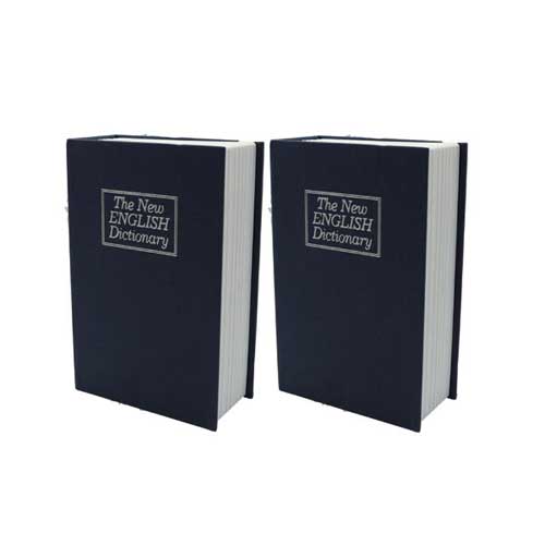 辞書型金庫(金庫 家庭用 ブック型隠し金庫 鍵付き ブック型金庫 辞書金庫 本型 金庫 収納 家庭用 小物入れ 貴重品入れ 本棚 隠し場所 セーフティ ボックス)