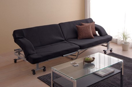 楽天市場】【送料無料】アイリスオーヤマ 折りたたみソファベッド OTB