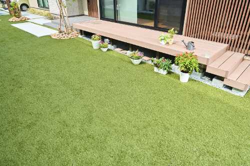 遮熱防草人工芝 1m×5m（BPS-3015 ガーデニング 園芸 雑草打つ手 緑であること 歩廊 庭 ガーデニング グッドライフウッド アイリスオーヤマ 瓦甲板 人工芝） 芝生-花・ガーデン・DIY