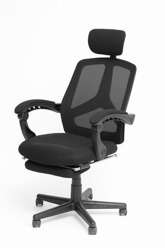 フットレスト付きオフィスチェア　リクライニング機能付き TAN-145（ボスチェア フットレスト付き リラックスチェア オフィスチェア デスクチェア 社長椅子 チェア 椅子 イス デスクワーク）