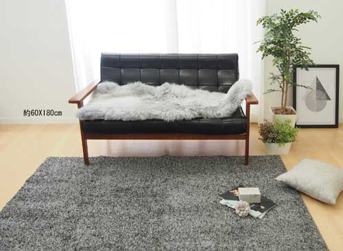 楽天市場】ムートンラグ ムートンフリース DX 長毛タイプ