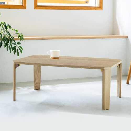 幅90cm◎グランテーブル GRAND-90NA (机 木製 折り畳み ローテーブル 折れ脚 ナチュラル モダン 座卓 北欧 ソファーサイドテーブル ベッドサイドテーブル リビング 一人暮らし リモートワーク 在宅ワーク テレワーク ティータイム 食事 センターテーブル）