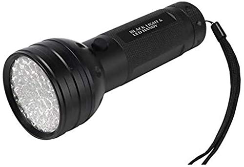 マクロス ブラックライト LED ハンディライト 懐中電灯 非常用 汚れ ライト ハンディライト MEL-187 黒 m画像