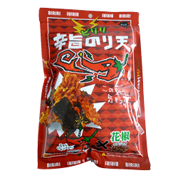 ダイコー食品ビリリ君 旨辛のり天75g 6ケース(60袋) 激辛好きに 花椒 ホアジャオ とうがらし のり天 激辛お菓子 大人買い まとめ買い 激辛のり天 辛い物好きな方 辛い
