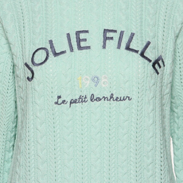 ポンポネット坊主 Pom Ponette Junior 道路料金ワイア編地スエーター Daemlu Cl