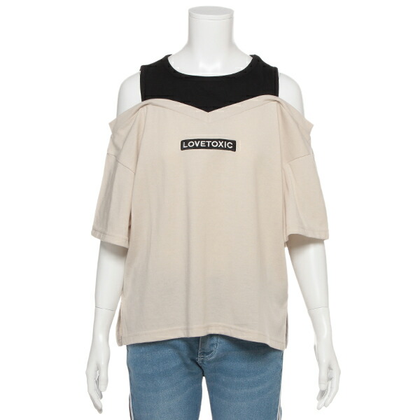 楽天市場 ラブトキシック Lovetoxic タンクレイヤード肩あきtシャツ Narumiya Online ナルミヤ