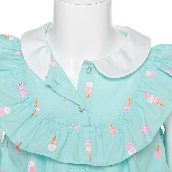 楽天市場 メゾピアノ Mezzo Piano アイスクリーム ロゴ総柄ノースリーブワンピース Narumiya Online ナルミヤ