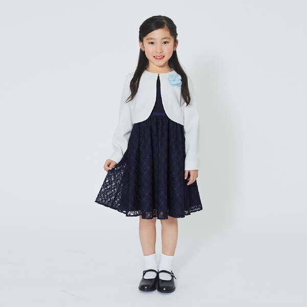 楽天市場 ポンポネットジュニア Pom Ponette Junior トドラーサイズ向け チュールドッキングワンピース ジャケット コサージュ3点セット Narumiya Online ナルミヤ