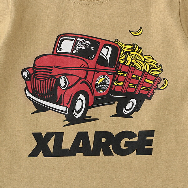 楽天市場 エクストララージ キッズ Xlarge Kids Ogゴリラ車 バナナロゴプリントtシャツ Narumiya Online ナルミヤ