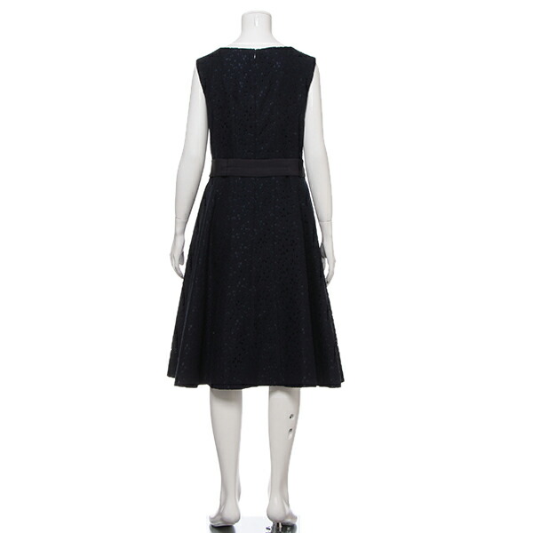 楽天市場 ポンポネットジュニア Pom Ponette Junior リボンベルトつき総レースノースリーブワンピース Narumiya Online ナルミヤ