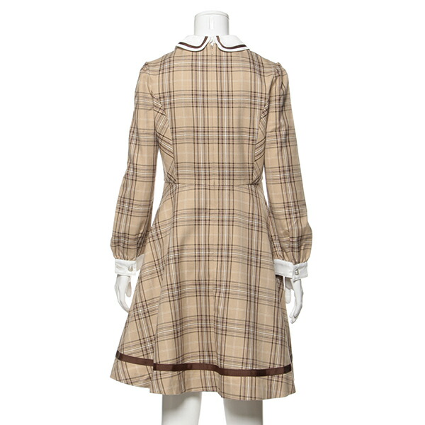 楽天市場 メゾピアノジュニア Mezzo Piano Junior リボンタイつきチェック柄ワンピース Narumiya Online ナルミヤ