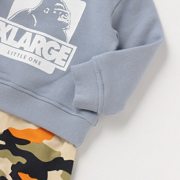 楽天市場 エクストララージ キッズ Xlarge Kids Ogゴリラプリント迷彩柄コーデ風ロンパース Narumiya Online ナルミヤ