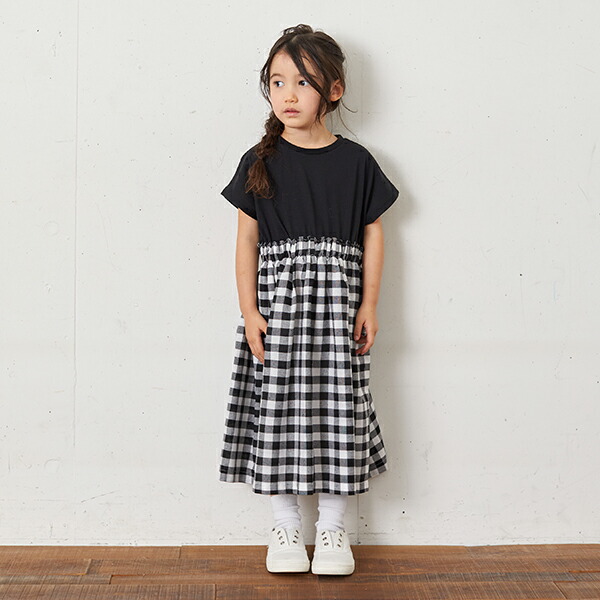 楽天市場 ビールーム B Room ギンガムチェックドッキングワンピース Ptpr Narumiya Online ナルミヤ