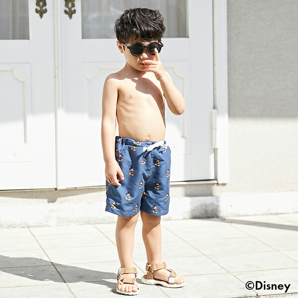 楽天市場 プティマイン Petit Main Disney ミッキーマウスデザイン 総柄水着 Swim Narumiya Online ナルミヤ