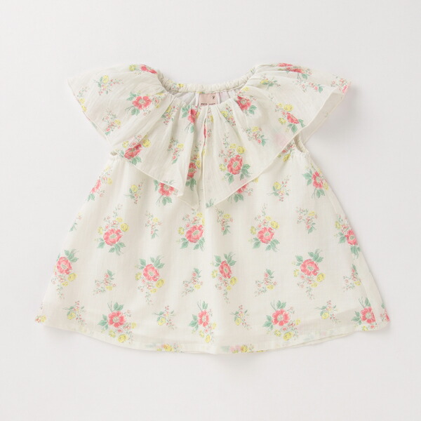 楽天市場 プティマイン Petit Main ひまわり刺しゅう総柄ワンピース Narumiya Online ナルミヤ