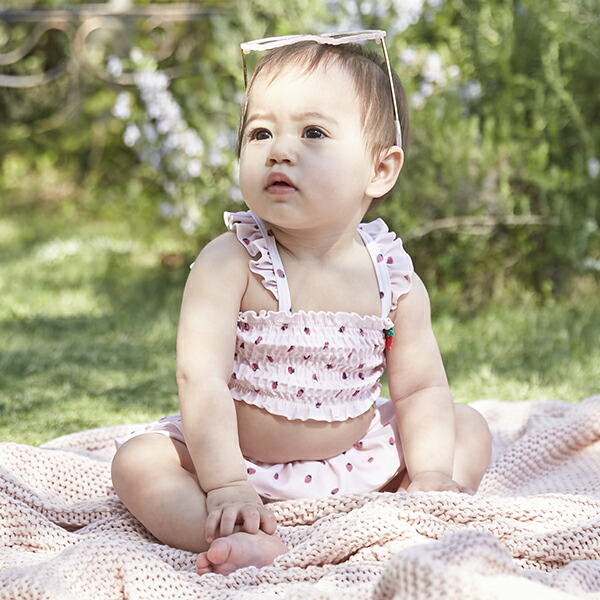 楽天市場 プティマイン Petit Main Babyフルーツ柄ビキニ Swim Narumiya Online ナルミヤ