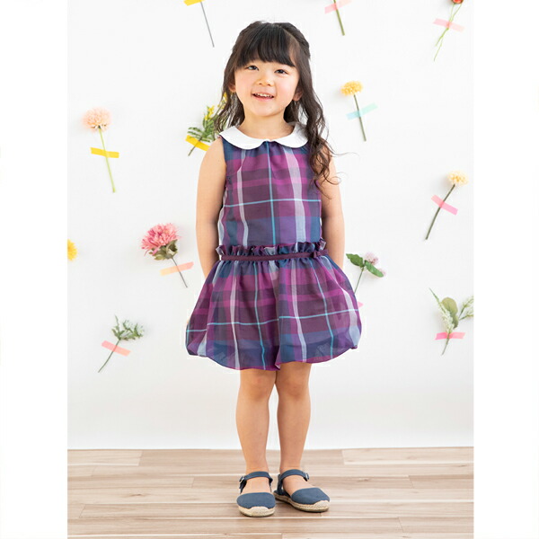 楽天市場 センスオブワンダー Sense Of Wonder エアリーチェックワンピース 日本製 Narumiya Online ナルミヤ