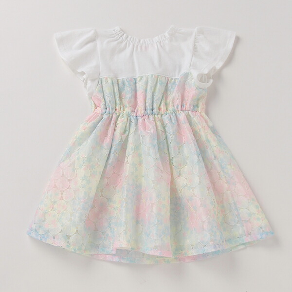 メゾピアノ Mezzo Piano レインボー星柄レースワンピース septicin Com