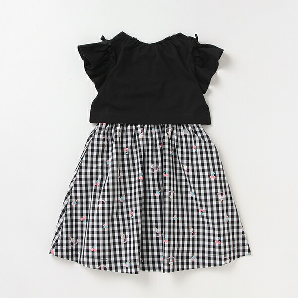 メゾピアノ Mezzo Piano ギンガムスウィーツドッキングワンピース Vmaphotographystudios Com