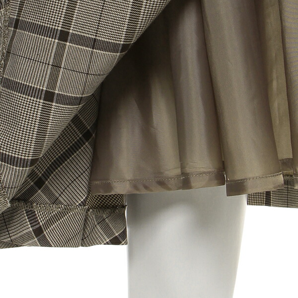 ポンポネットジュニア Pom Ponette Junior 白衿長袖チェックワンピース Pnima Magazine Co Il