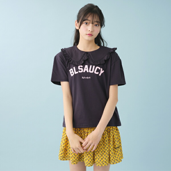 最大92%オフ! バイ ラビット by LOVEiT フリル衿Tシャツ ienomat.com.br