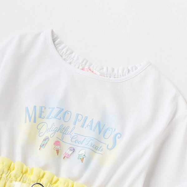 直営店に限定 メゾピアノ Mezzo Piano アイス刺しゅうストライプ ドッキングワンピース Somardistribuidora Com