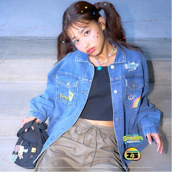 【未使用☆】ラブティックボンボン　シアーズクラブジャケット 楽天市場】ラブトキシック(Lovetoxic)【スポンジ・ボブ】×【Angel Blue