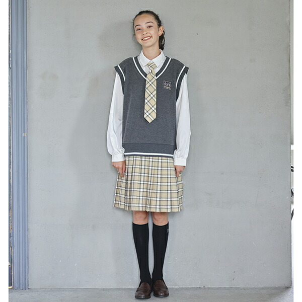 ポンポネット シャツ メゾピアノ ジュニア スカート ネクタイ サイズ160