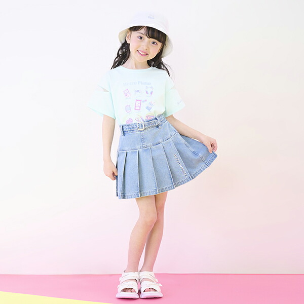 楽天市場】メゾピアノ(mezzo piano)ゲームアイコン 半袖Tシャツ