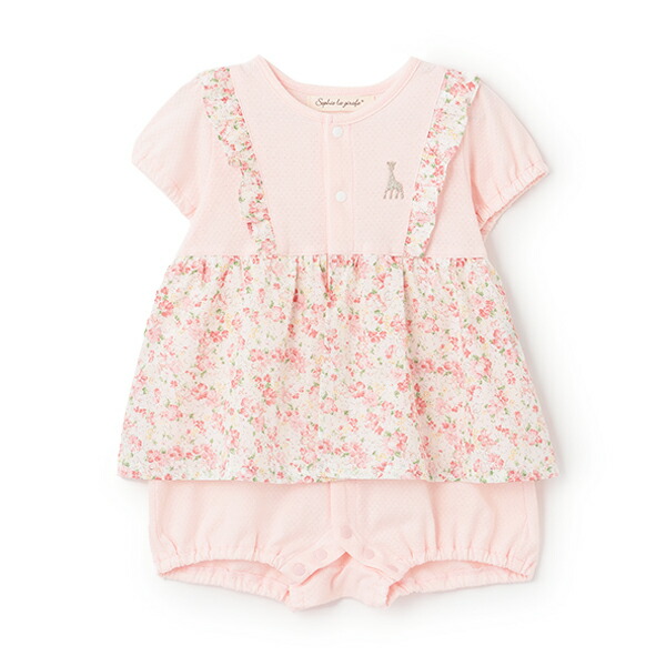 キリンのソフィー(Sophie la girafe)花柄ショートオール【日本製】画像