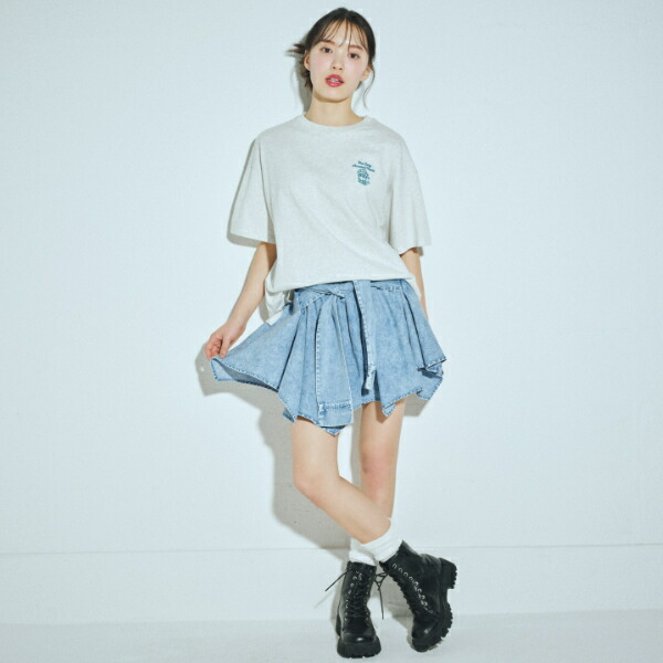 楽天市場】ラブトキシック(Lovetoxic)【LTXC】シャツ巻き風デニム