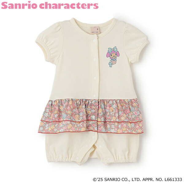 楽天市場】プティマイン(petit main)【リンク】花ビスチェロンパース