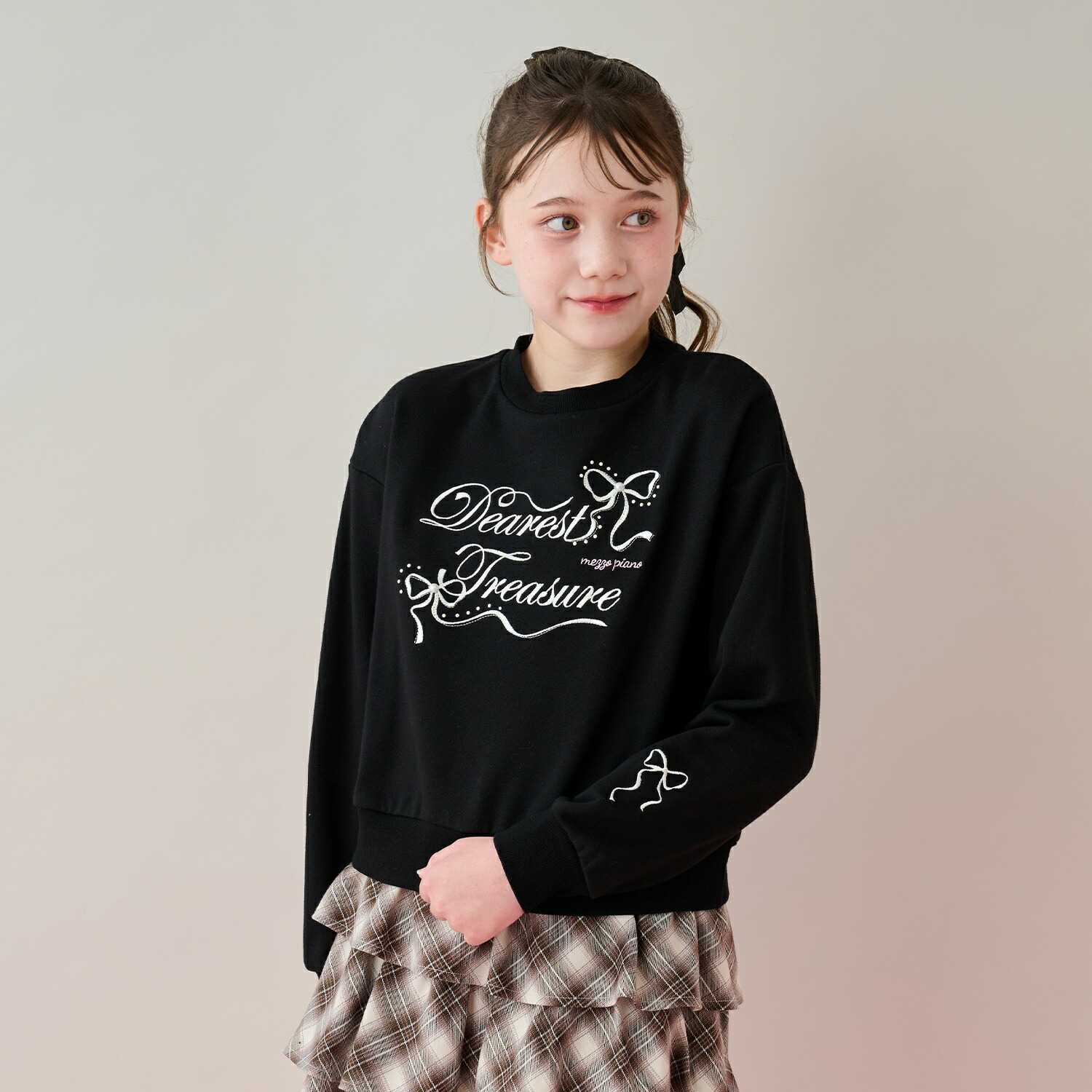 楽天市場】メゾピアノ(mezzo piano)ケーキ刺しゅう入り裏毛