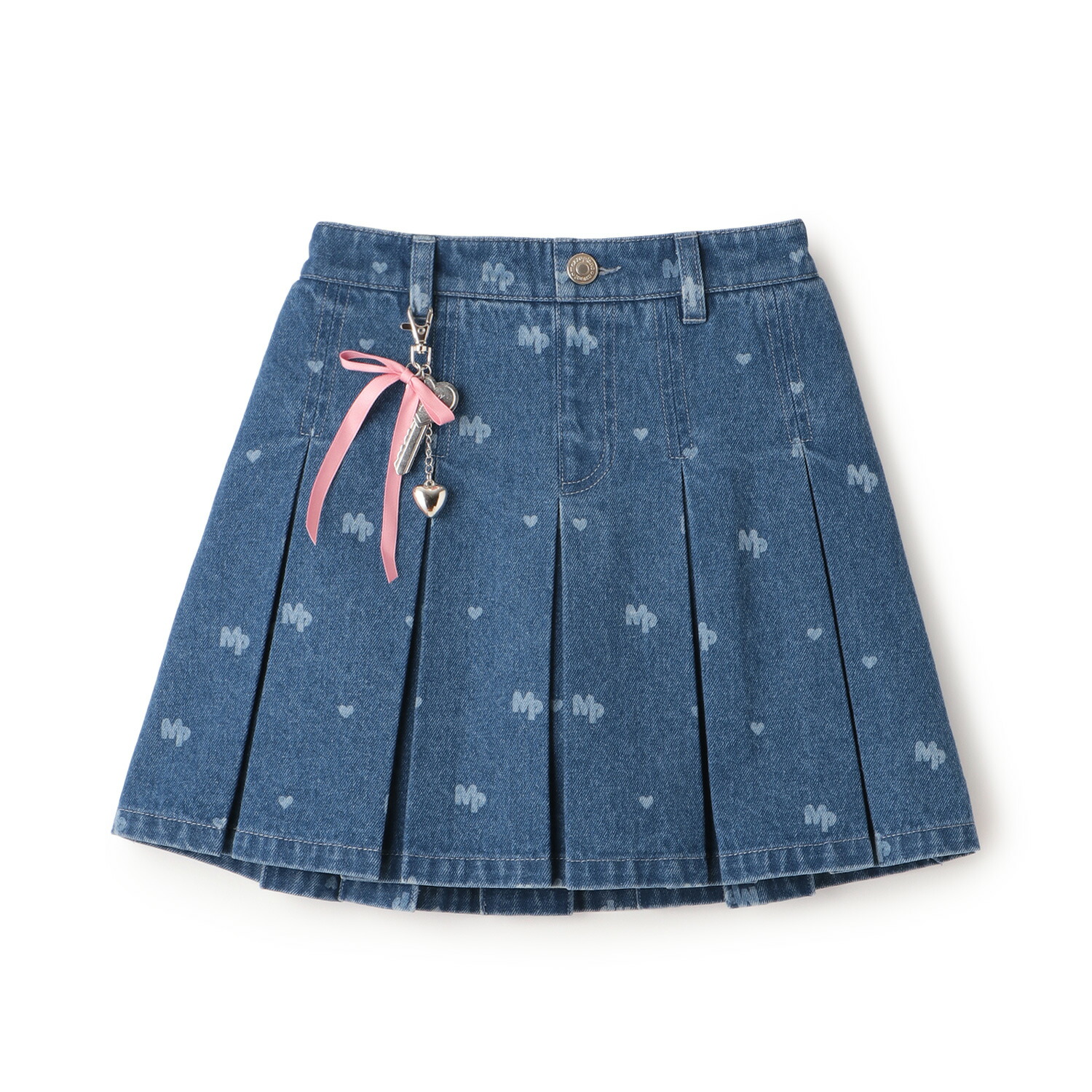 M*N様 レア Mezzo Piano デニムプリーツスカート 装飾 M*N様 レア