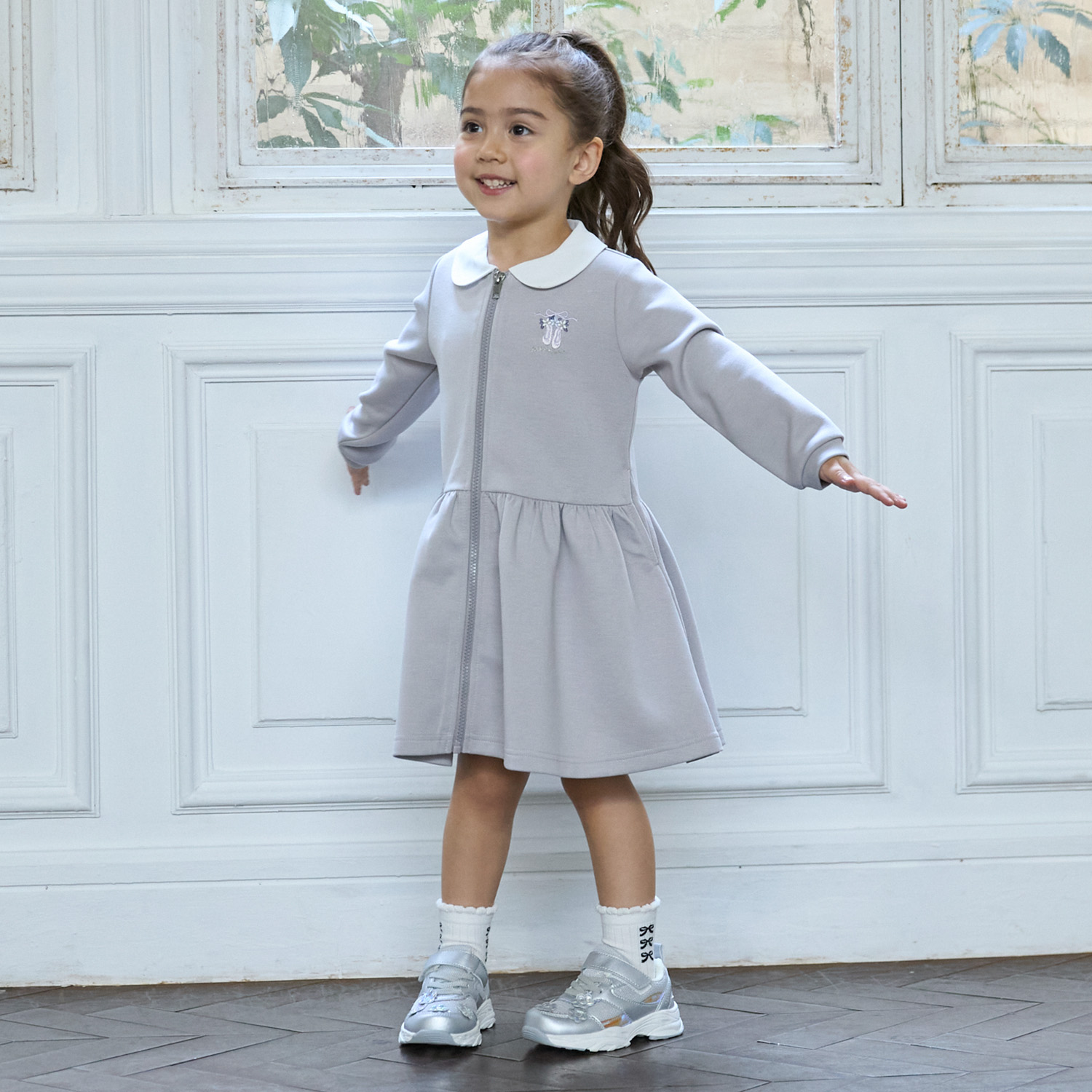 楽天市場】mezzo piano 【バレエ】セーラー前開きカットワンピース