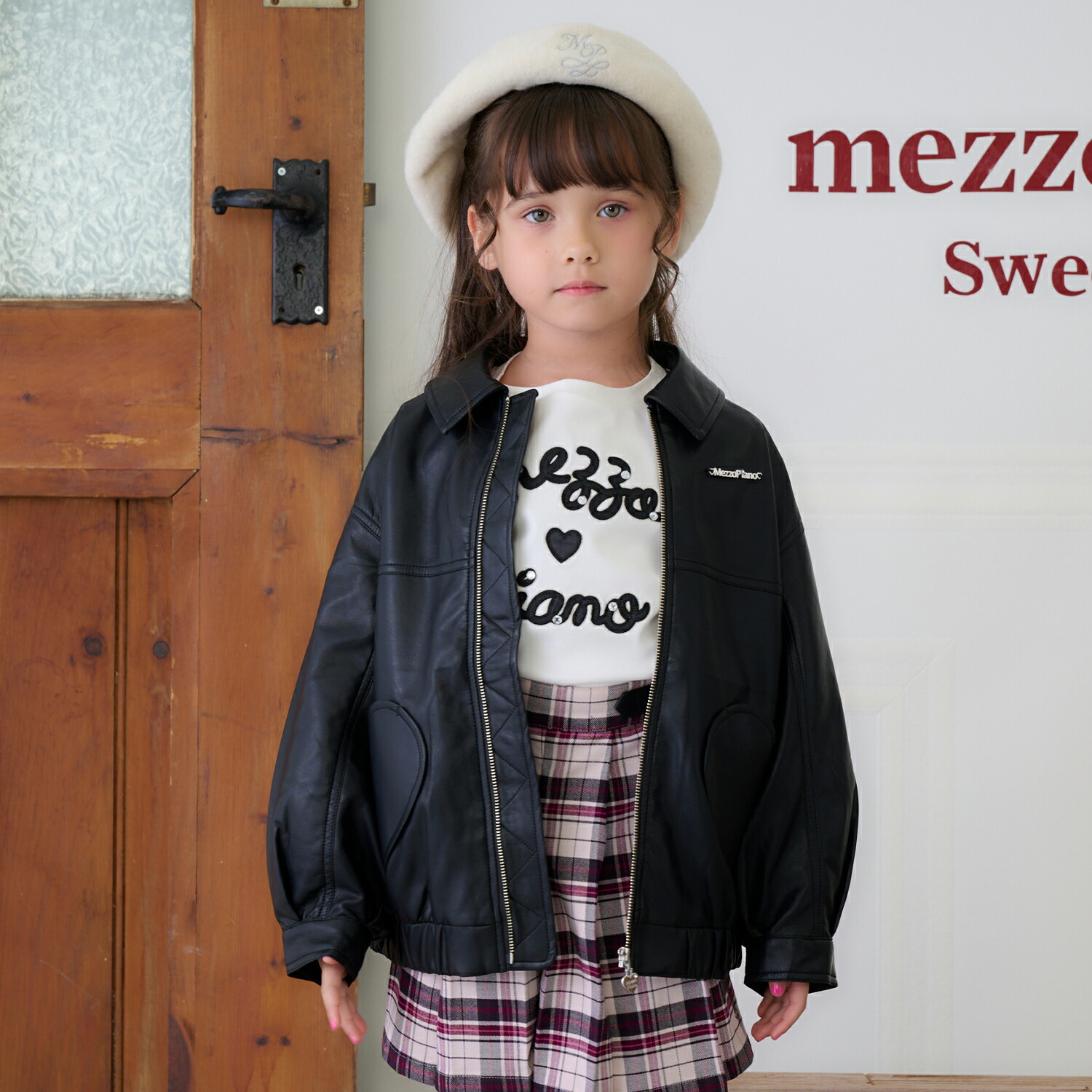 楽天市場】メゾピアノ(mezzo piano)キャンディ刺しゅうジャージ