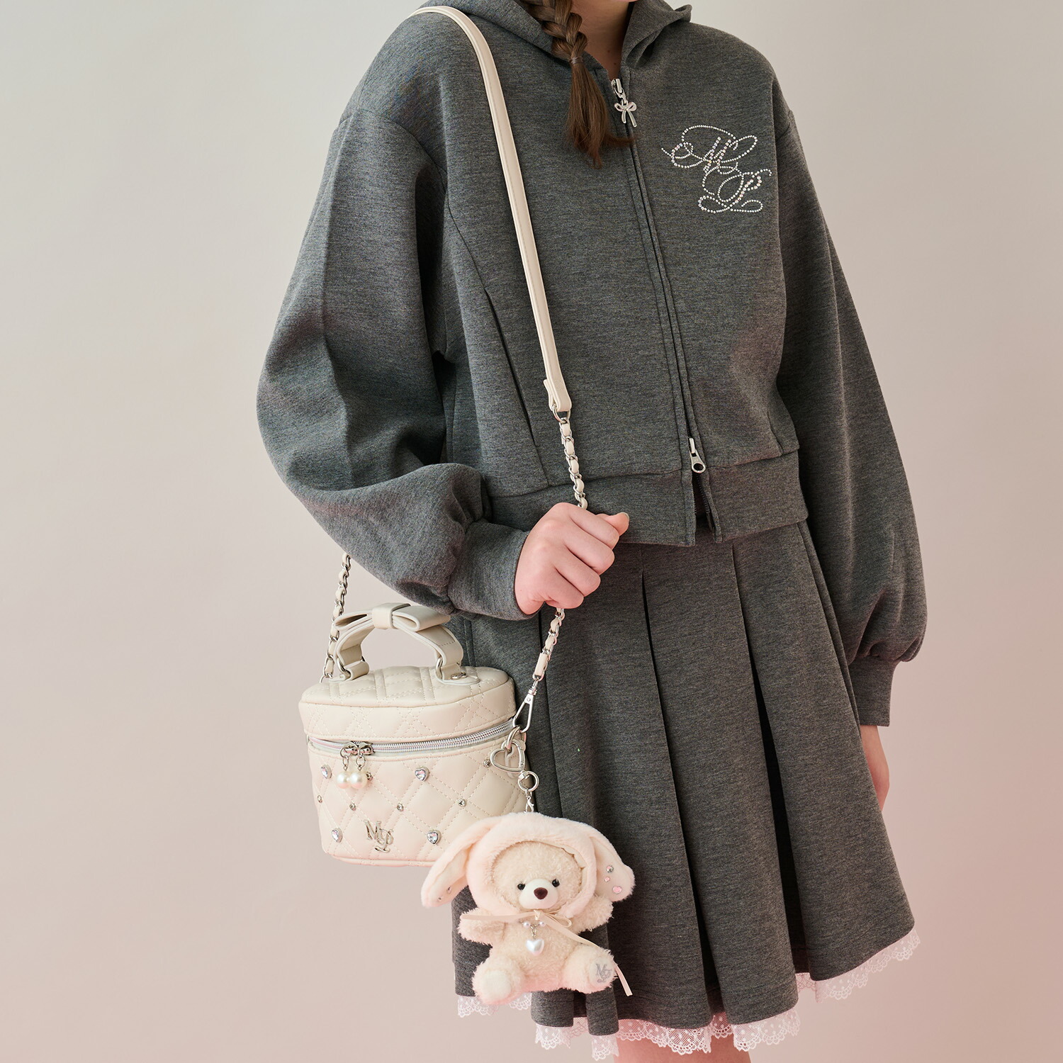 楽天市場】メゾピアノ(mezzo piano)グレンチェックリボン