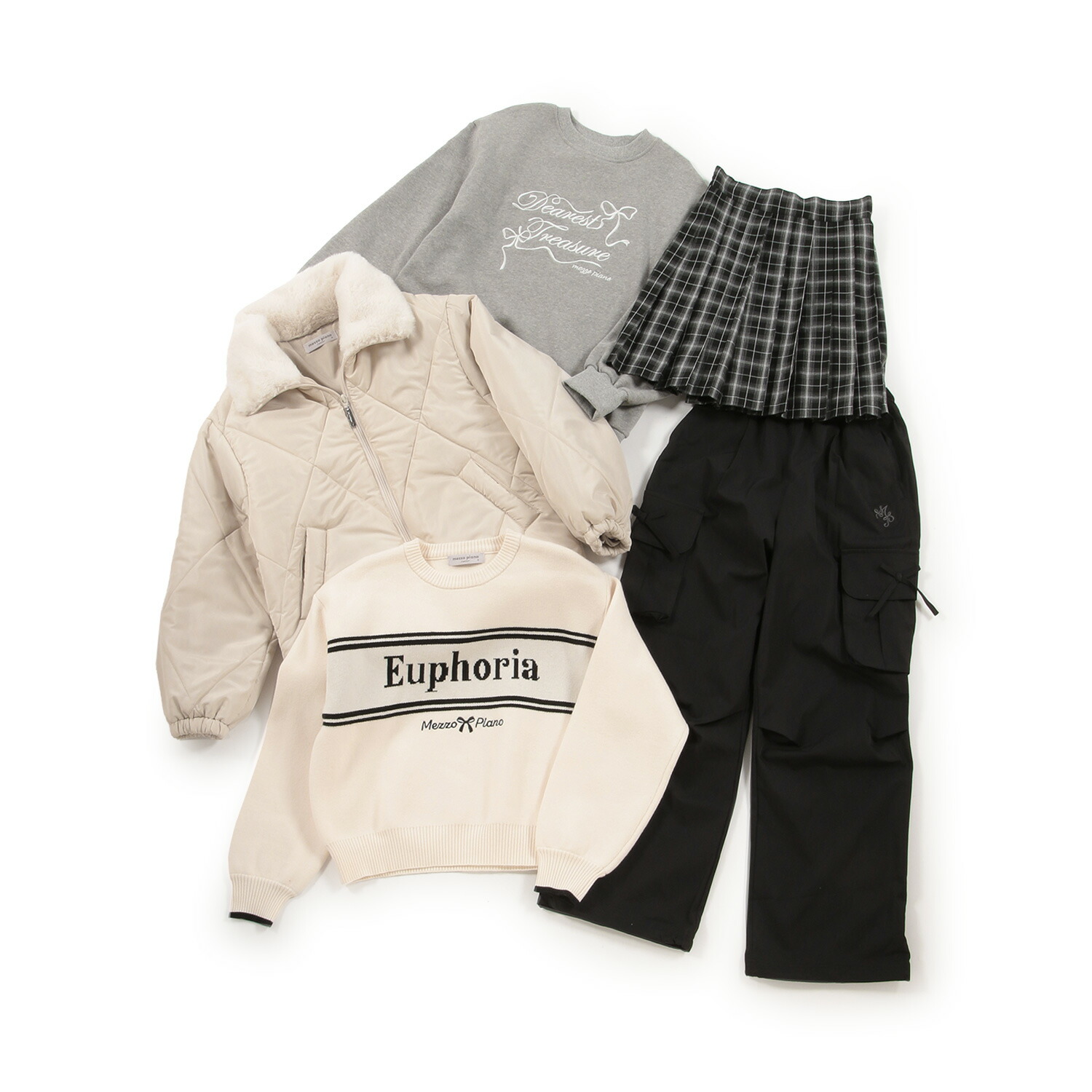 楽天市場】mezzo piano メゾピアノ 【B】2024年福袋 豪華5点セット