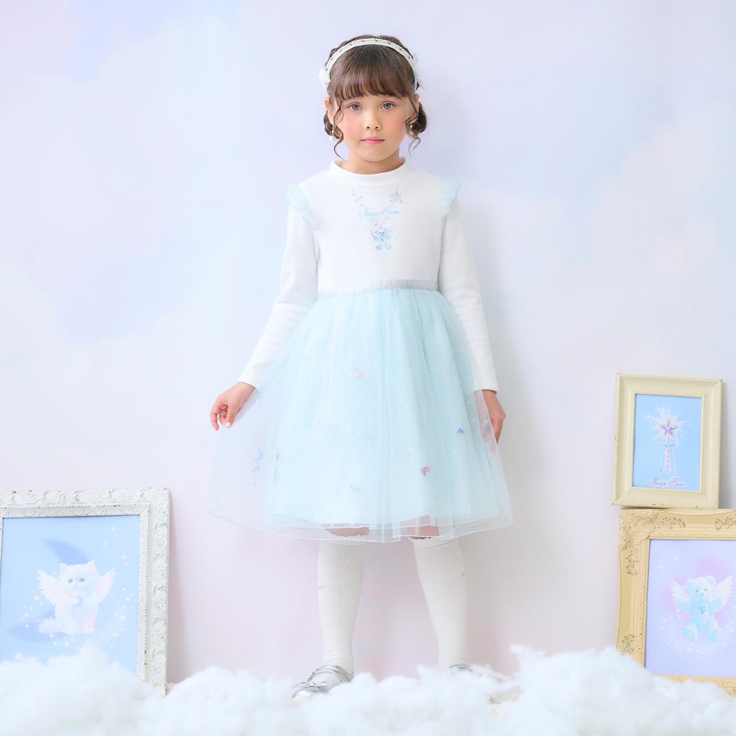 楽天市場】メゾピアノ(mezzo piano)マジカル柄ワンピース ＆ブラウス