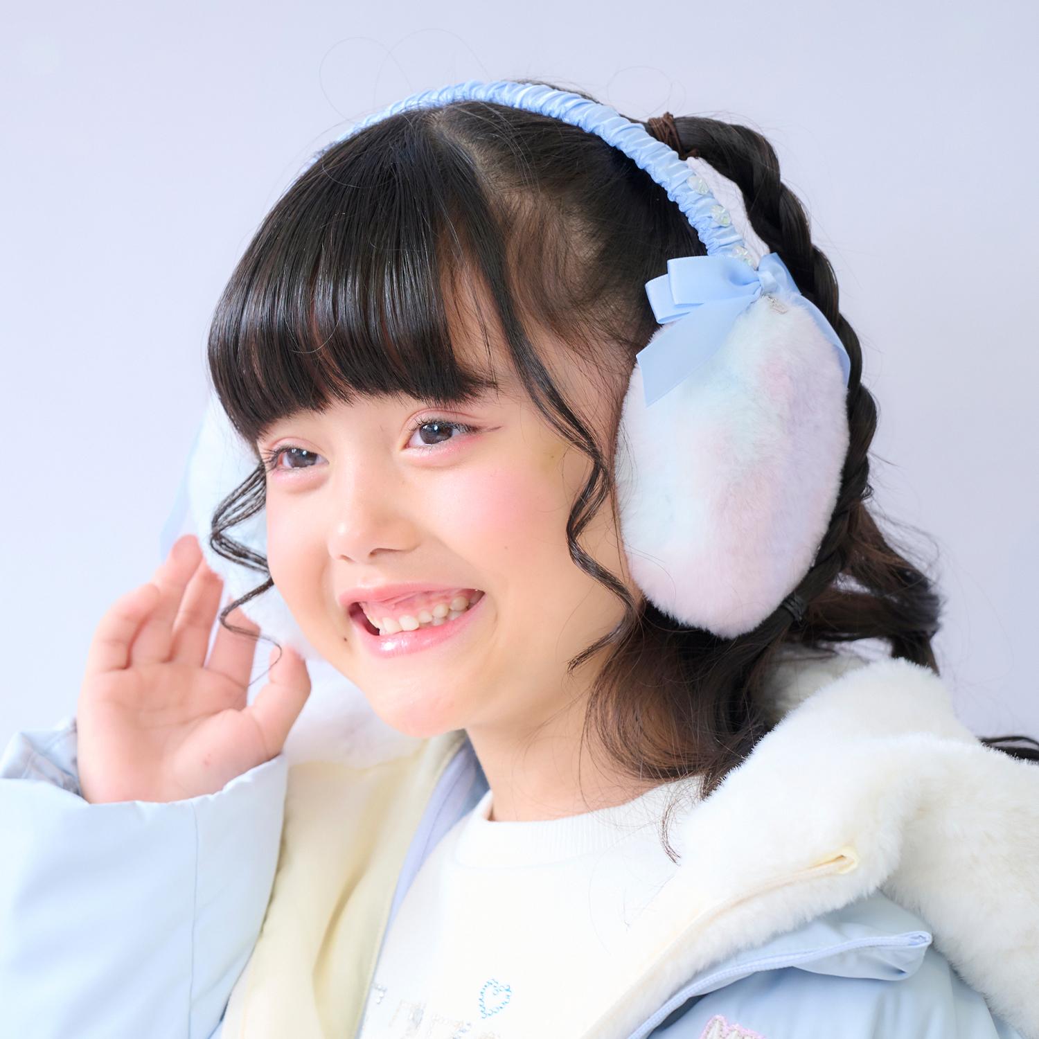 楽天市場】メゾピアノ(mezzo piano)動物ファーイヤーマフ : NARUMIYA