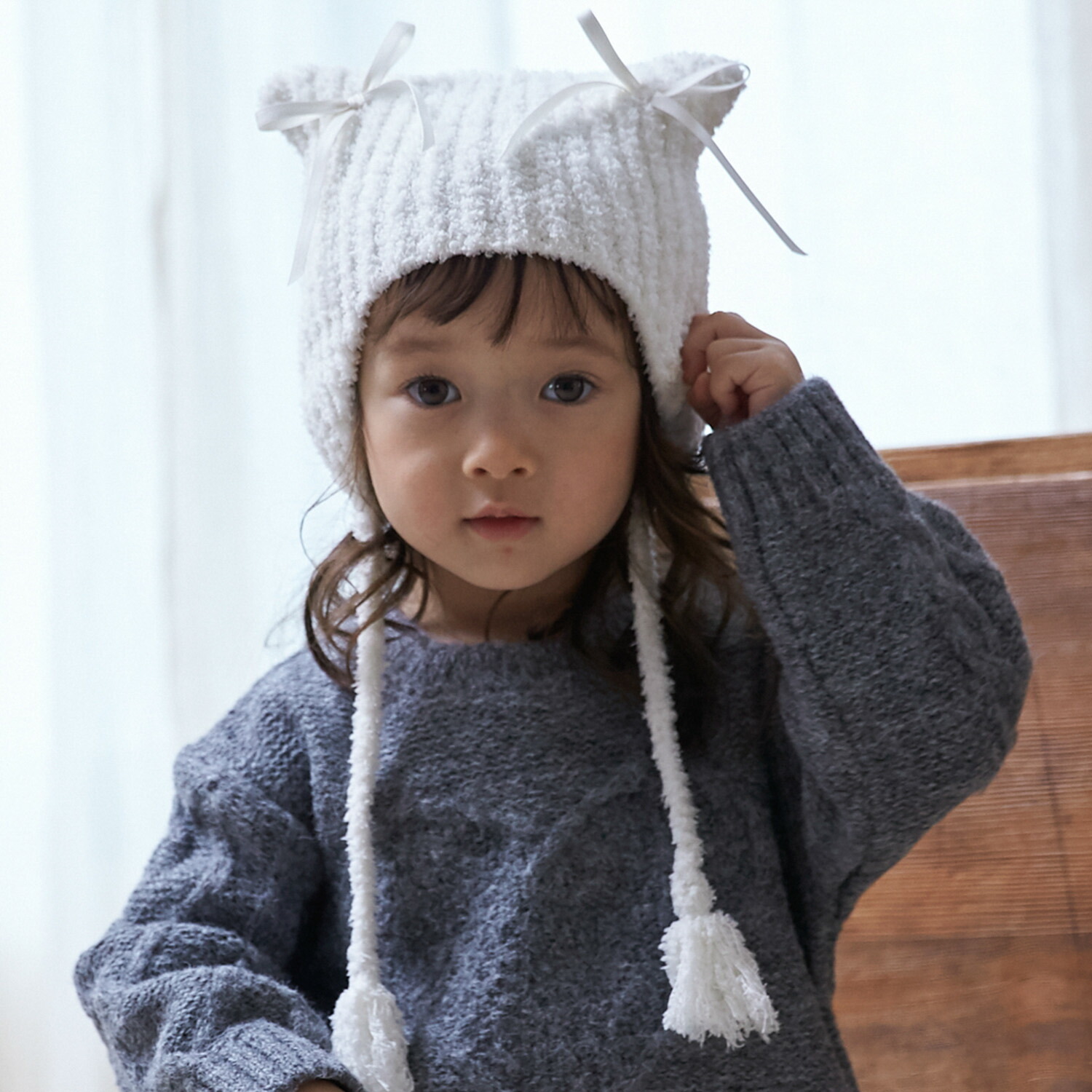 楽天市場】センスオブワンダー(sense of wonder)ウサ耳ニット帽子