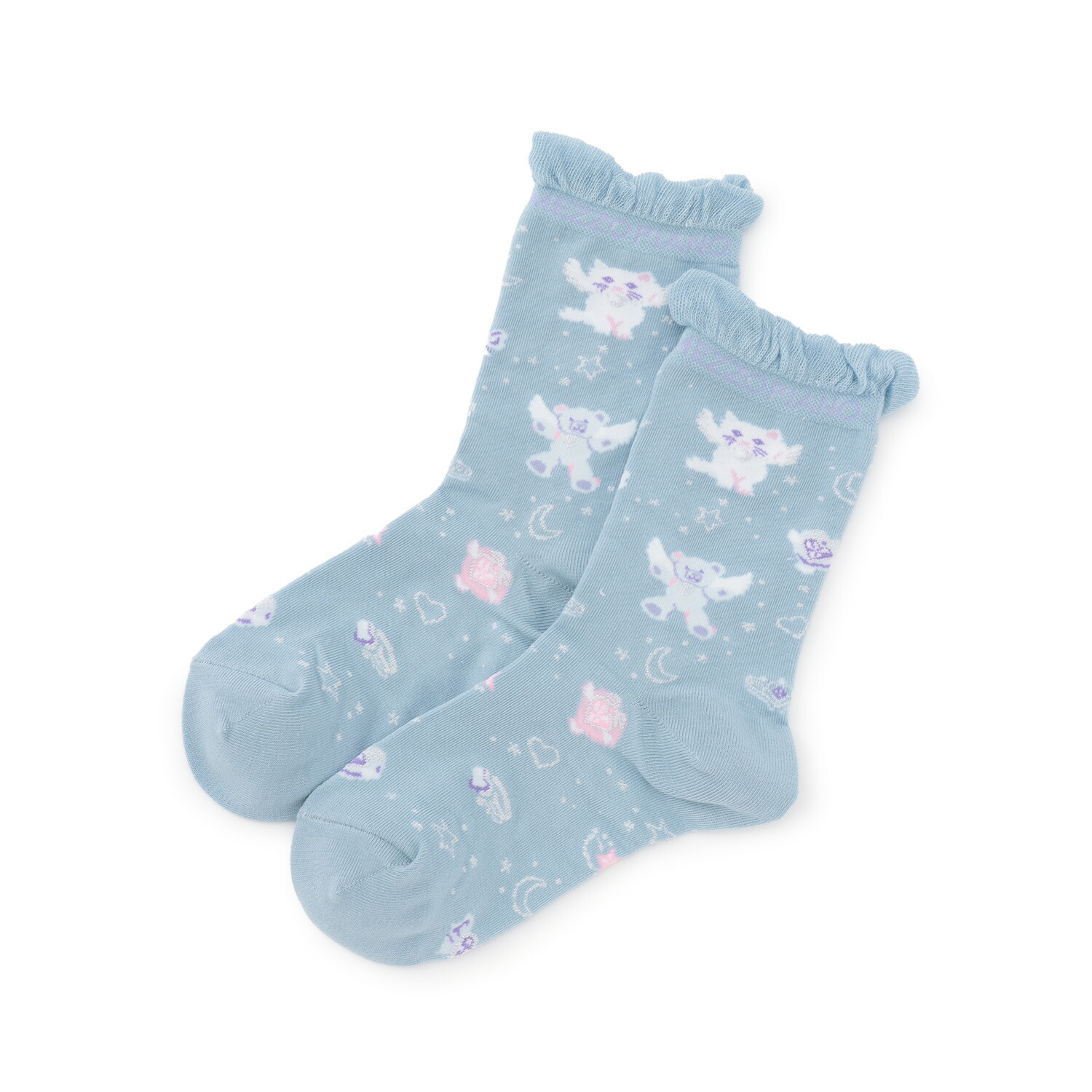 楽天市場】メゾピアノ(mezzo piano)ウサギマスコットつき ソックス