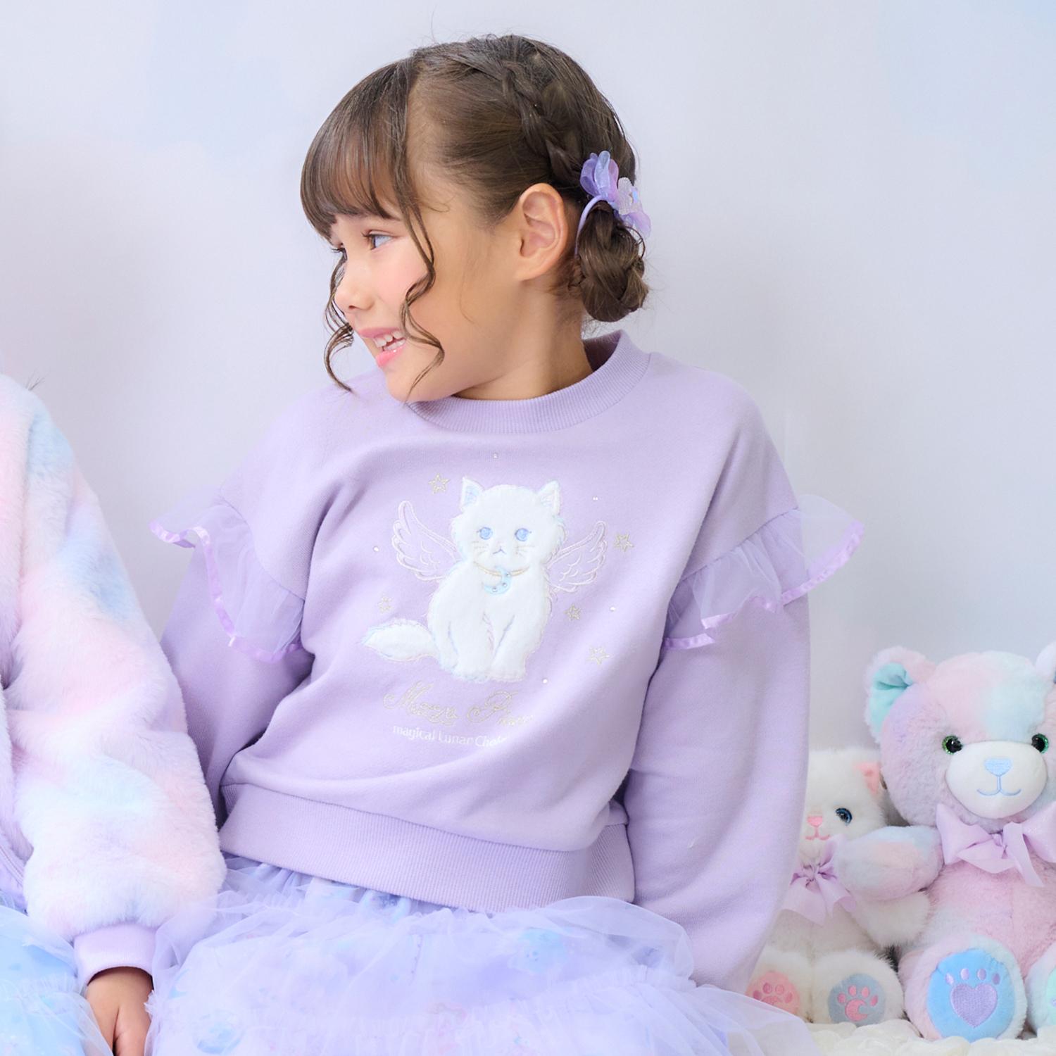 楽天市場】メゾピアノ(mezzo piano)裏毛 ウサギアップリケトレーナー