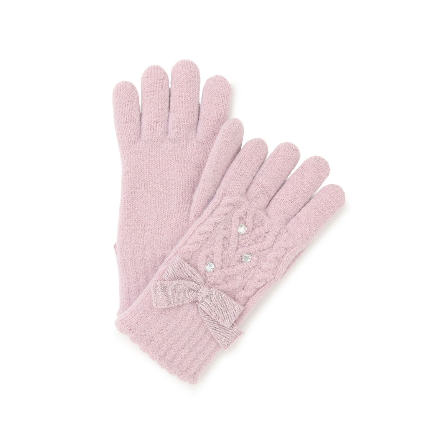 楽天市場】メゾピアノ(mezzo piano)パールニット手袋 : NARUMIYA