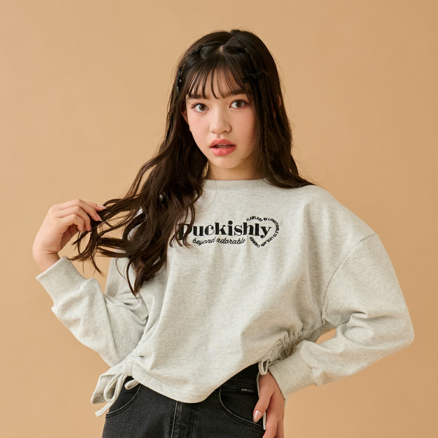 楽天市場】バイ ラビット(by LOVEiT)衿つきハーフZIPプルオーバー