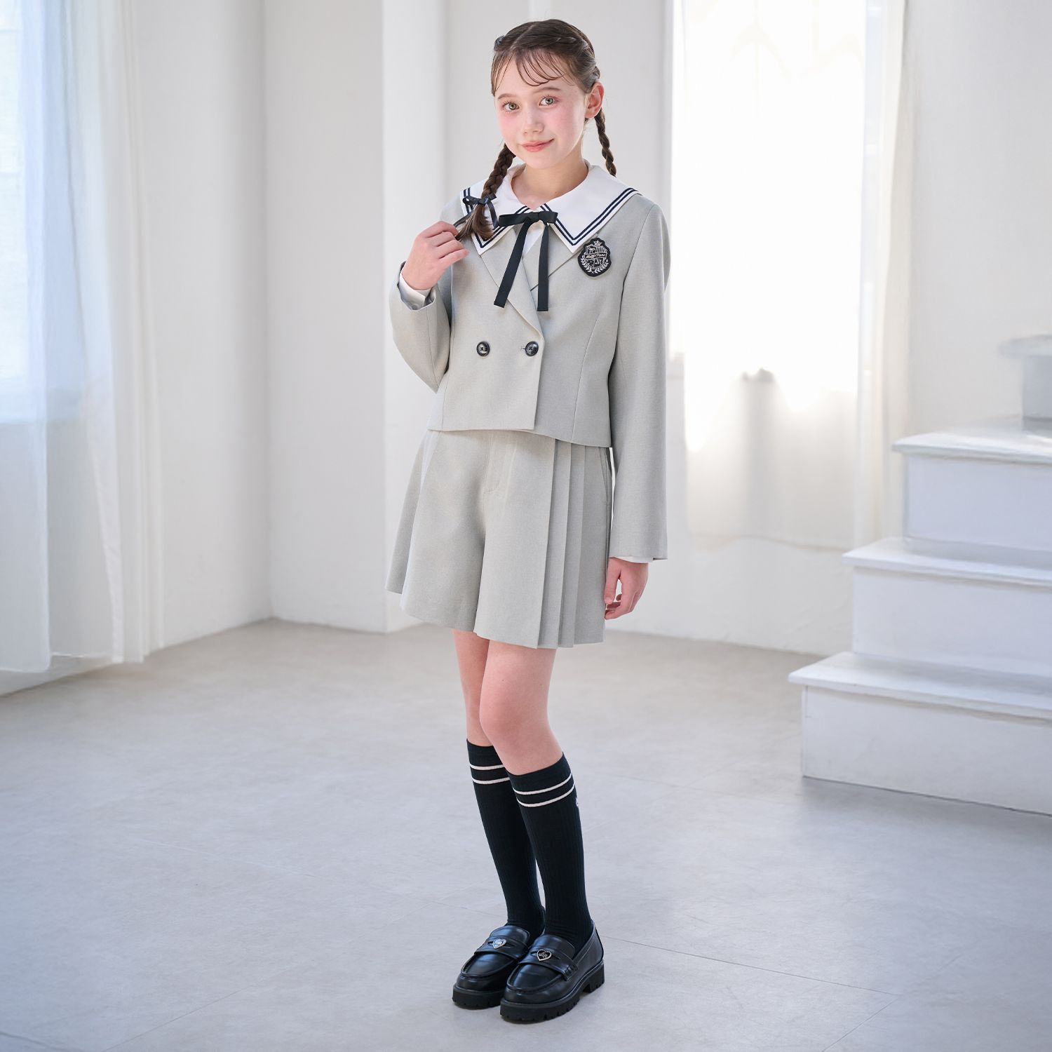 ポンポネットジュニア ジャケット・スカート 4点セット Lサイズ 卒業