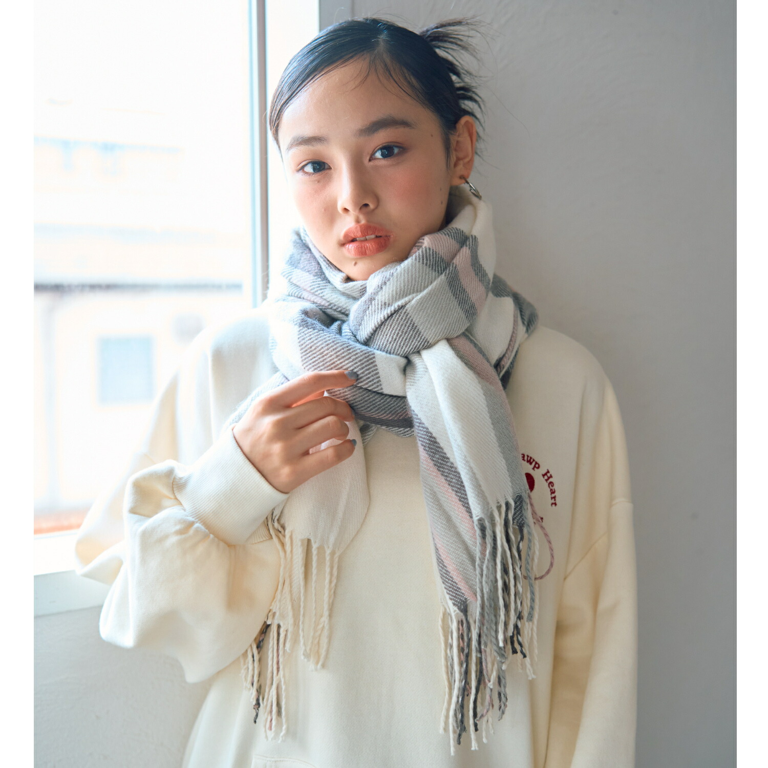 楽天市場】ラブトキシック(Lovetoxic)チェックマフラー : NARUMIYA