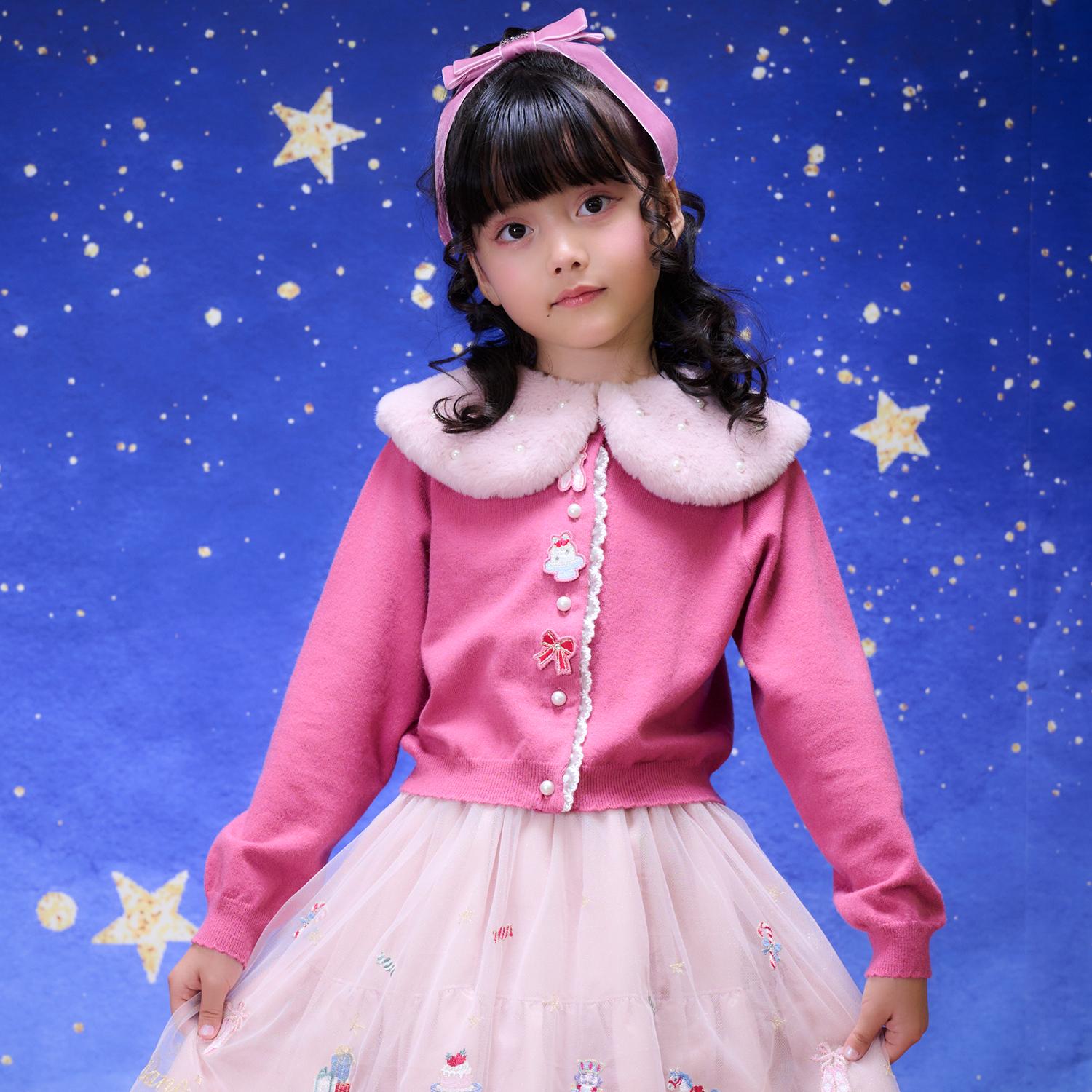 楽天市場】メゾピアノ(mezzo piano)花刺しゅうカーディガン : NARUMIYA