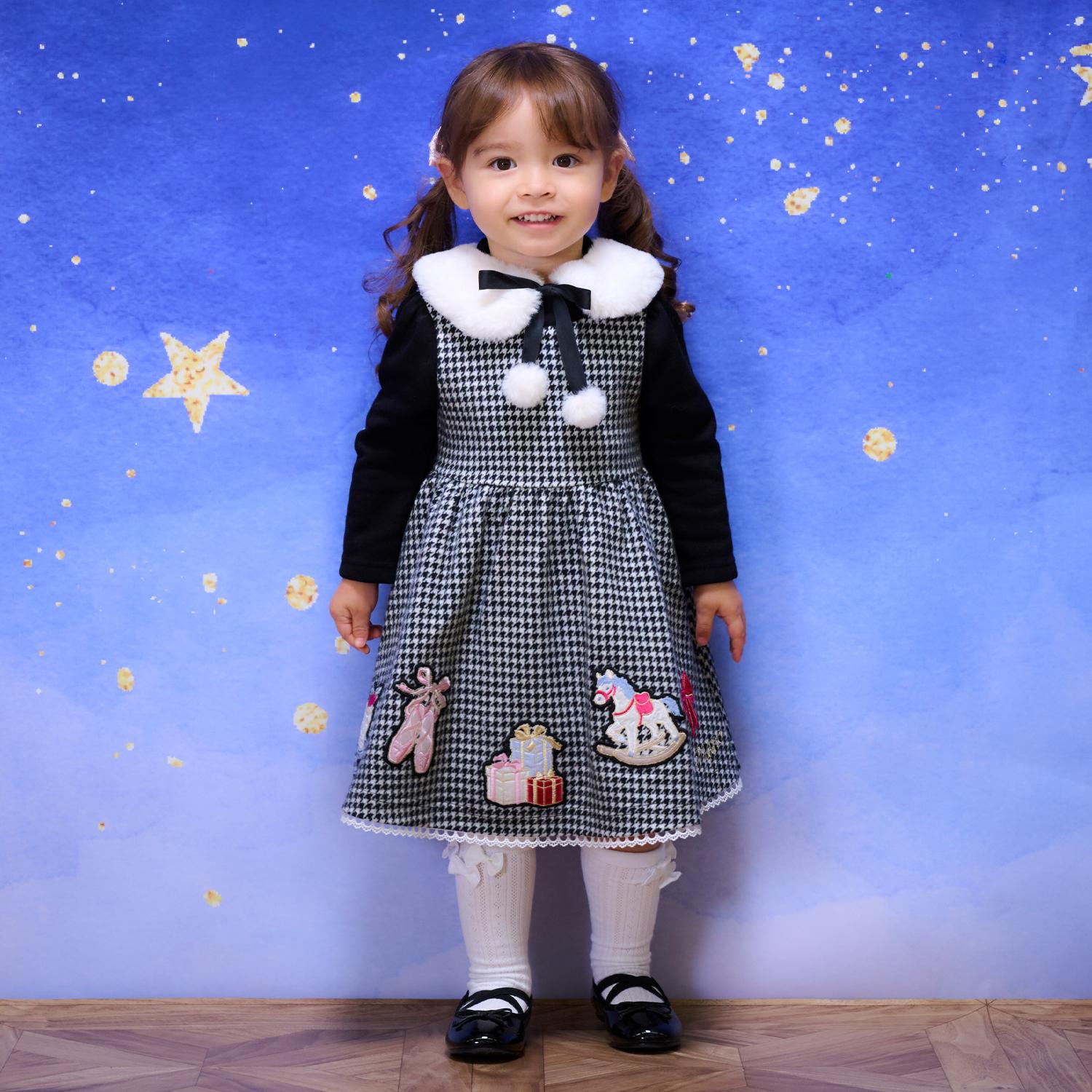 楽天市場】メゾピアノ(mezzo piano)千鳥ジャガード カットワンピース