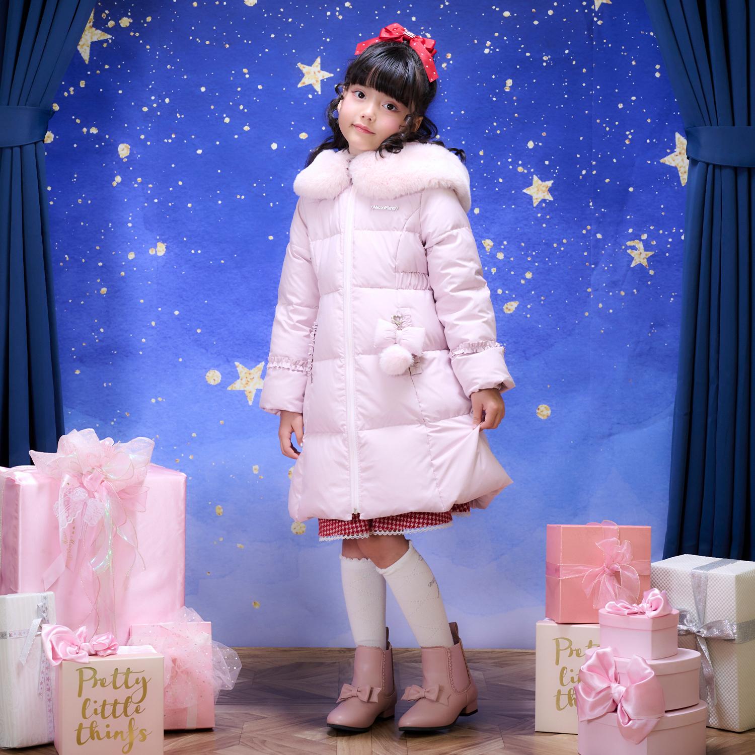 楽天市場】メゾピアノ(mezzo piano)リボンカラー ウールコート